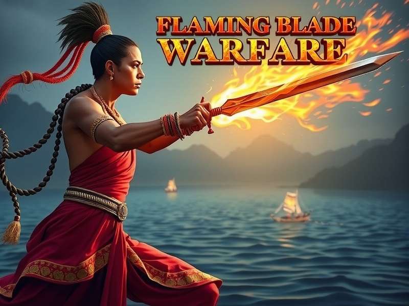 Flaming Blade Warfare World Map - Ancient Indian Kingdoms with Mythological Zones